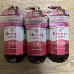 新品＆honey Colorful カラーシャンプー チェリーピンク 3本セットのサムネイル
