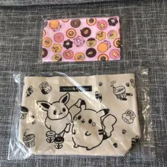ポケットモンスター×ミスタードーナツ　ミニバッグとポーチセット