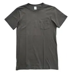 Velva Sheen ポケットTシャツ USA製 カーキ コットン100%のサムネイル