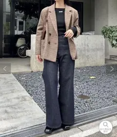 mystic フレアデニム　ネイビー サイズ1