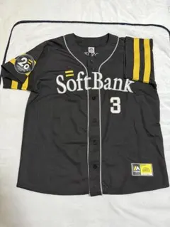 新品未使用 ソフトバンクホークス ユニフォーム ビジター Lサイズ HAWX ホークス（メンズ、レディース）野球 レプリカユニフォーム