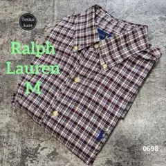 Ralph Laurenラルフローレンツイル素材 B.Dチェックシャツ大きめM