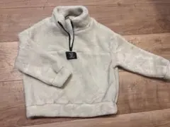 SHEIN フリースジャケット 4Y クリーム色