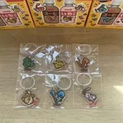 明治コーヒー　ポケモンチャーム　ペットボトルチャーム　コンプ　フルセット