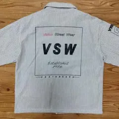 VISION STREET WEAR ストライプジャケット L スケートボード