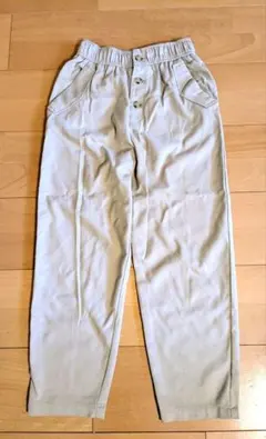 Zara Kids ライトベージュ ボタン付き子供パンツ　134cm