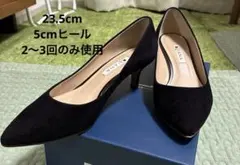 ダイアナ　黒　23.5cm ヒール5cm