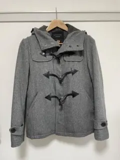 ナノユニバース　カシミヤ　ダッフルコート　グレーコート