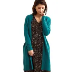 タグ付✨green label relaxing ヘアリーウール ロング丈