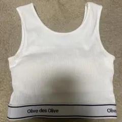 Olive des Olive リブタンクトップ ホワイト Fのサムネイル