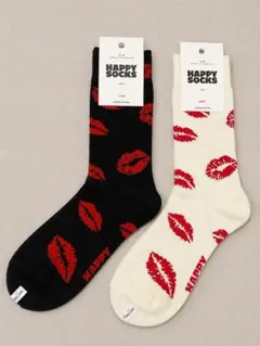 Happy Socks リップ柄 ソックス 2足セットのサムネイル
