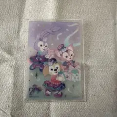 香港ディズニーランド コレクタブルカード　リーナベル　ステラ・ルー　クッキーアン