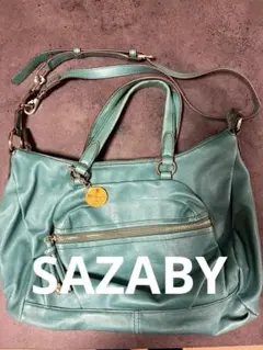 【最終値下げ中‼︎】綺麗で可愛いターコイズのレザー製ショルダーバッグ