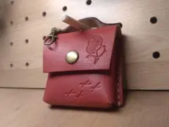 ミニバッグ　レッド