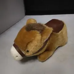 茶色い馬のぬいぐるみ