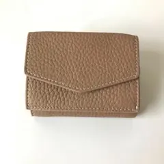 新作品　イタリアンレザー　牛革　本革　三つ折り財布　コンパクト　ミニ財布