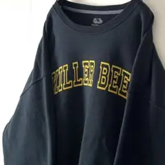 フルーツオブザルームKILLERBEES スウェットトレーナーXLブラック黒古着