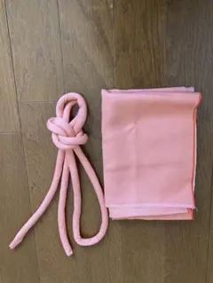 丸ぐけ、帯揚げセット、オレンジ系
