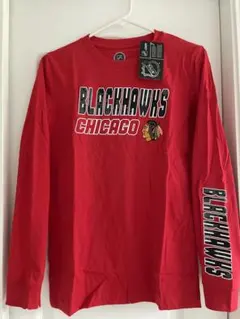 新品　NHL シカゴ・ブラックホークス 長袖Tシャツ