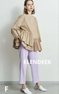 お値下げ‼️ELENDEEK エレンディーク　ギャザープレス　ブラウス