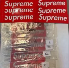 supreme ジップロック6枚透明袋 ステッカー6セット