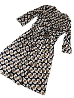 ダイアンフォンファステンバーグ ワンピース DVF シルク100% S