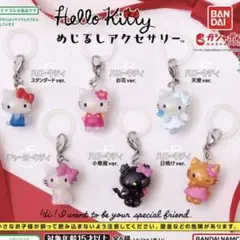 新品未開封 ハローキティ めじるしアクセサリー コンプ コンプリート 6点セット