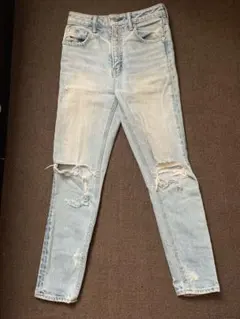 SLY JEANS ダメージデニムライトブルー　25のサムネイル