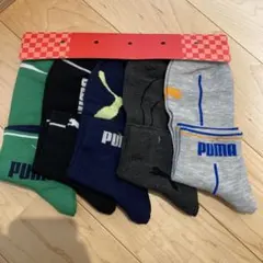 未使用　プーマ ソックス　25〜27cm　 5足セット