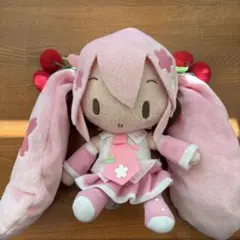 桜ミク ぬいぐるみ ふわぷち 初音ミク プライズ品 ミニぬいぐるみのサムネイル