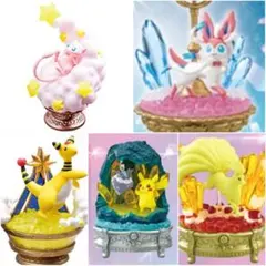 ポケモン リーメント ジェムストーンコレクション　きらめく星のねがいごと　5点