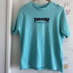 THRASHER アクアブルー Tシャツ 半袖 Sサイズのサムネイル