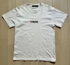SILAS（サイラス） センターミニロゴ 刺繍 Tシャツ ホワイト Mサイズ
