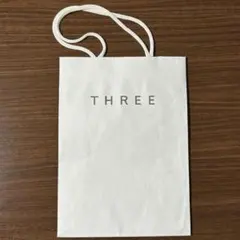24時間以内発送 THREE 紙袋　ショッパー　ラッピング　デパコスのサムネイル