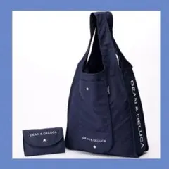 新品 DEAN＆DELUCA エコバッグ トートバッグ 岡山限定品 ネイビー