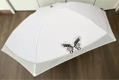 新品アナスイ　遮光晴雨兼用傘折りたたみ日傘バタフライ蝶刺繍のサムネイル
