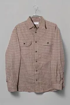 24AW ユニバーサル プロダクツ オリジナル チェック L/S ワークシャツのサムネイル