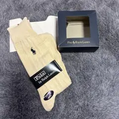 Polo by Ralph Lauren アイボリーソックス