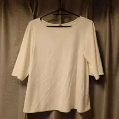 UNIQLO クレープジャージーT（5分袖）