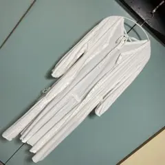 RODEO CROWNS ホワイト ロングシャツワンピース