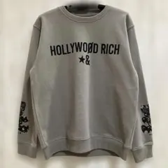 Hollywood Rich.& 両袖パンキッシュベアプリントトレーナー