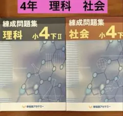 4年　予習シリーズ・練成問題集セット【社会】 2025年最新】練成問題集 社会 小4の人気アイテム - メルカリ