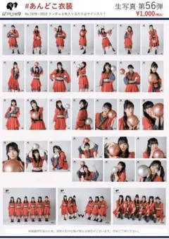 【　超お得　 明後日まで！！　】　ばってん少女隊 生写真 第56弾 あんどこ衣装のサムネイル