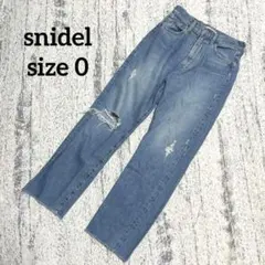 【スナイデル】デニムパンツ ダメージ ジーンズ S ライトブルー カジュアル