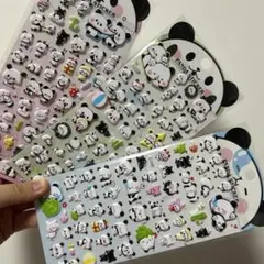 即日発送！SALE！パンダステッカー　シール　３枚