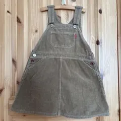 美品　ミキハウス　レトロ　ジャンパースカート 120cm