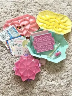 【Aquabeads】アクアビーズ セット ケース×2つ ペン スプレー 取説