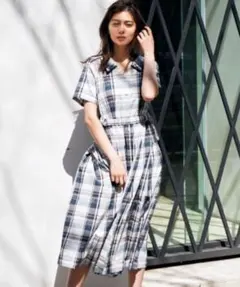 REDYAZELチェックワンピースM