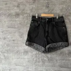 ZARA denimByTRFハイウエストショートパンツ デニム 春夏 9号相当