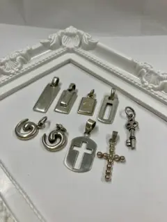 新品 シルバー925 ペンダント　チャーム　9点セット